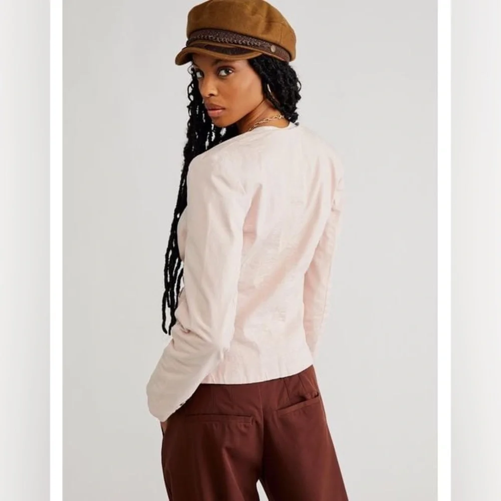 Free People-Courtship Blazer-Pink